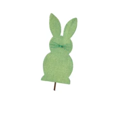 The Round Top Collection Glitter Bunny Stake Set