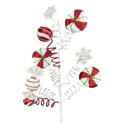 Liberty Floral Glitter Candy Snowflake Spray
