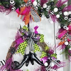 A&B Floral 5' Glittered Pine Garland in Assorted Colors
