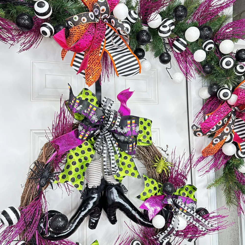 A&B Floral 5' Glittered Pine Garland in Assorted Colors