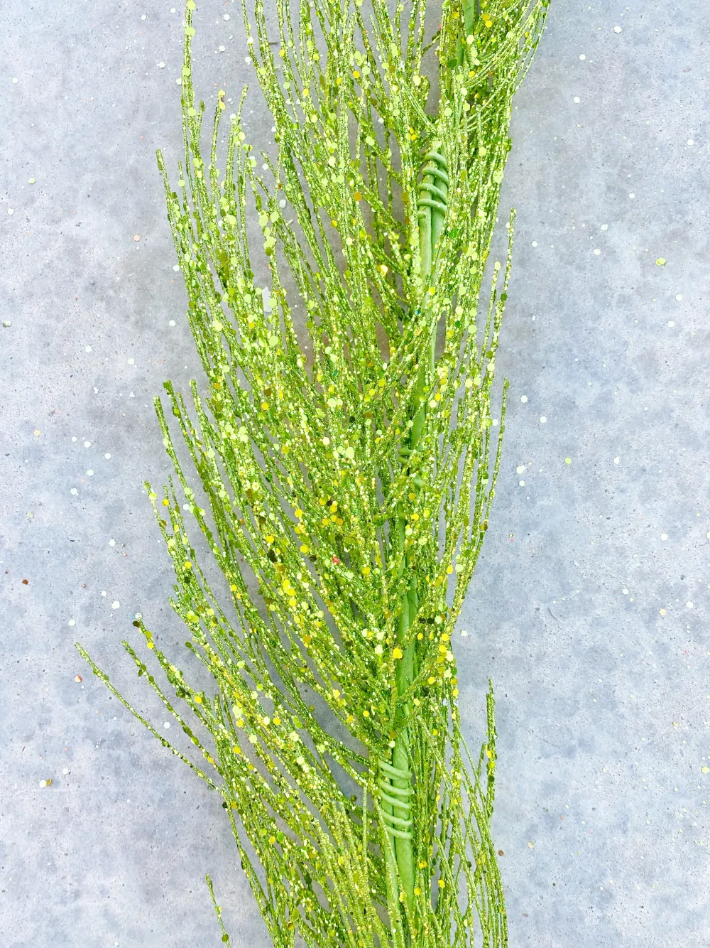 A&B Floral 5' Glittered Pine Garland in Assorted Colors