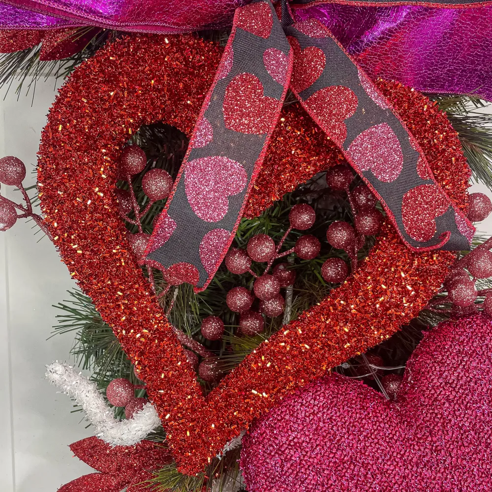Craig Bachman Glitter Hollow Heart