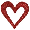 Craig Bachman Glitter Hollow Heart 14"