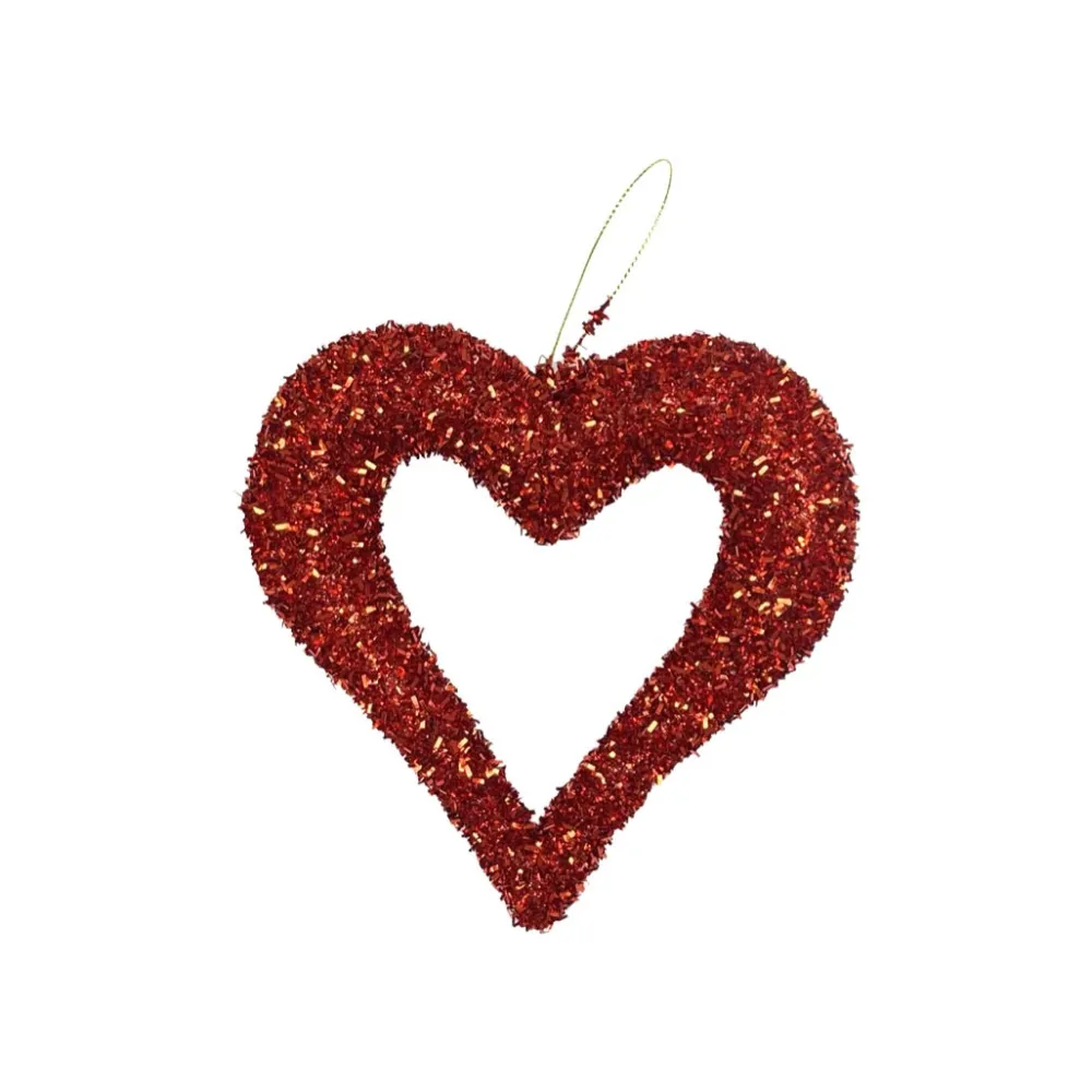 Craig Bachman Glitter Hollow Heart Ornament