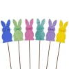 The Round Top Collection Glitter Mini Bunny Stake Set