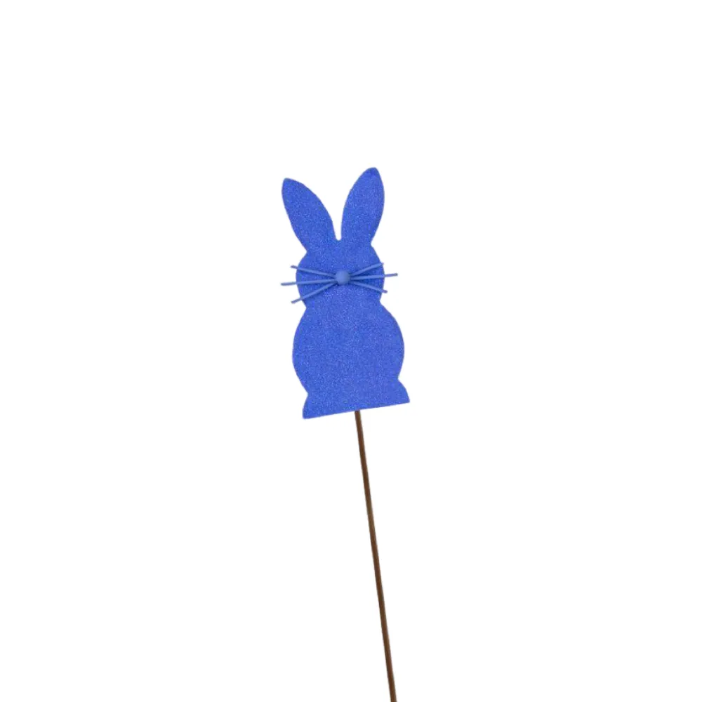 The Round Top Collection Glitter Mini Bunny Stake Set