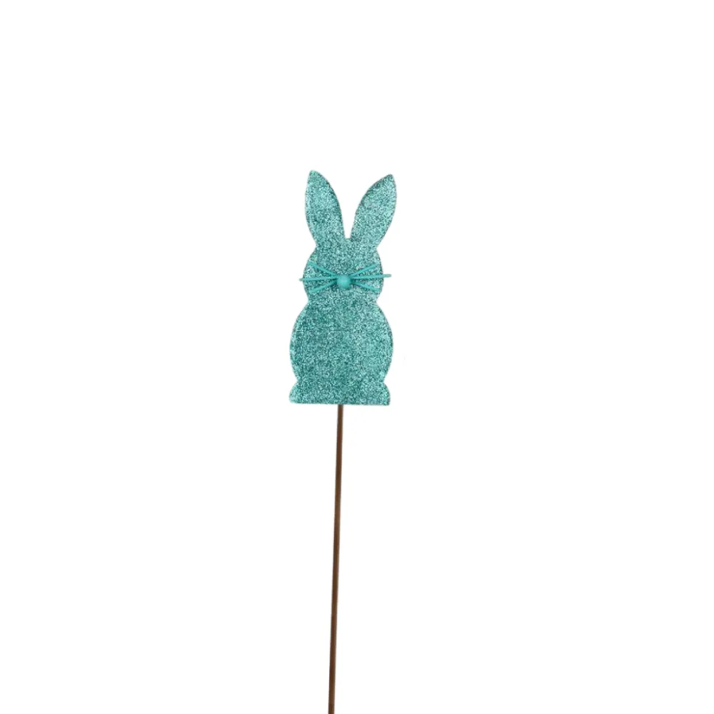 The Round Top Collection Glitter Mini Bunny Stake Set