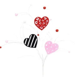 Craig Bachman Glitter Pattern Hearts Spray