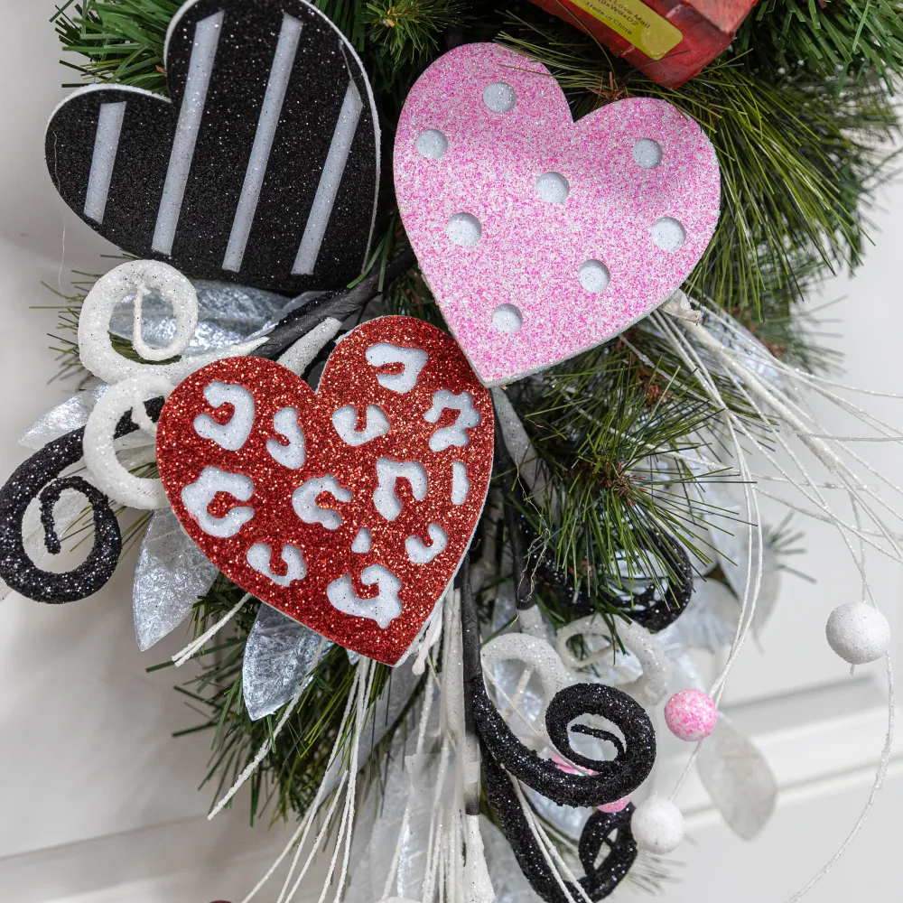 Craig Bachman Glitter Pattern Hearts Spray