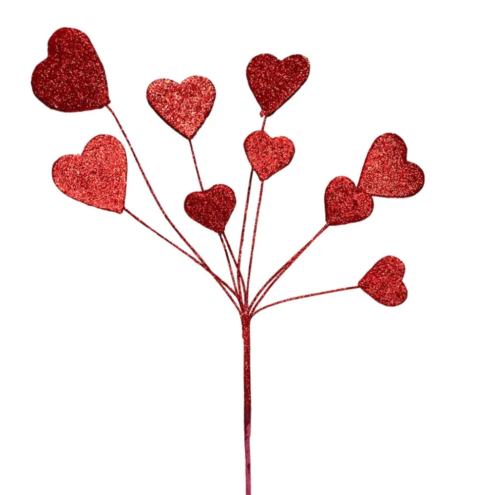 Craig Bachman Glitter Red Heart Pick