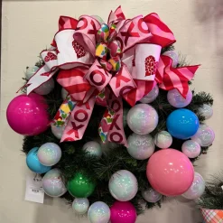 Miss Cayce's Glitterville Valentine's Wreath