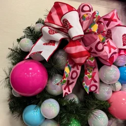 Miss Cayce's Glitterville Valentine's Wreath