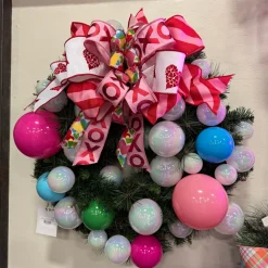 Miss Cayce's Glitterville Valentine's Wreath