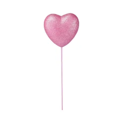 Craig Bachman Glittery Pink Barbie Style Heart Pick