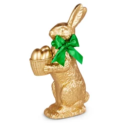 RAZ Gold Bunny with Egg Basket