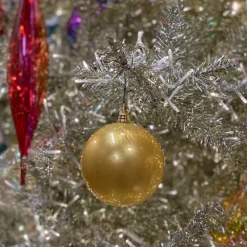 Farrisilk Gold Candy Apple Ball Ornament, 8"