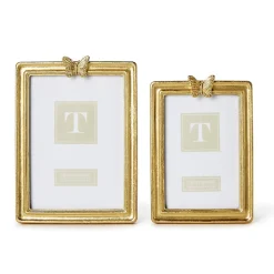 Two's Company Golden Butterfly Photo Frame