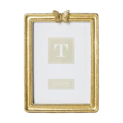 Two's Company Golden Butterfly Photo Frame