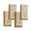Two's Company Golden Wheat Napkin Set