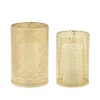 Melrose Gold Filigree Candle Holder, Gold