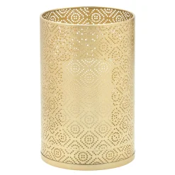 Melrose Gold Filigree Candle Holder, Gold