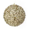 Regency Gold Glamour Sequin Ball Ornament