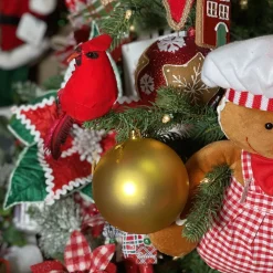 Farrisilk Gold Matte Ball Ornament, 4"