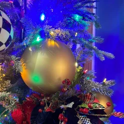 Direct Export Co. 6" Gold Matte Ball Ornament