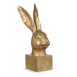 RAZ Gold Rabbit Bust
