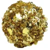 Craig Bachman Gold Sequin Glitter Ornament