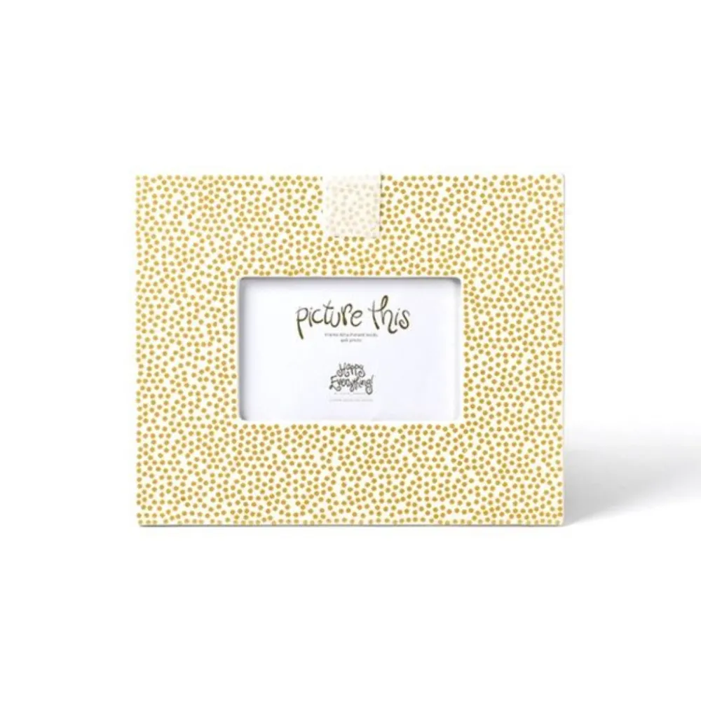 Happy Everything Gold Small Dot Mini Frame by !
