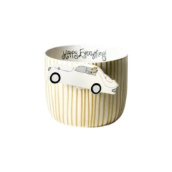 Happy Everything Gold Stripe Mini Bowl by !