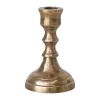 Creative Coop Gold Taper Holder, Medium