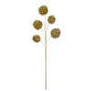 Creative Coop Gold Tinsel Ball Pick