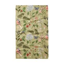 Geometry Good Green Earth Tea Towel