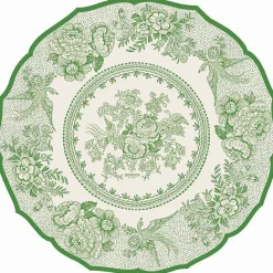 Hester & Cook Green Asiatic Pheasants Placemat Set