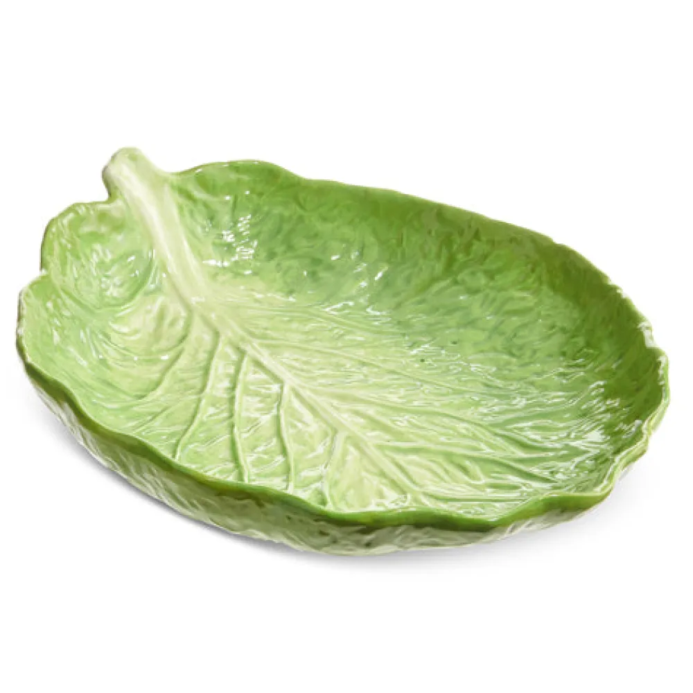 RAZ Green Cabbage Tray, 14"