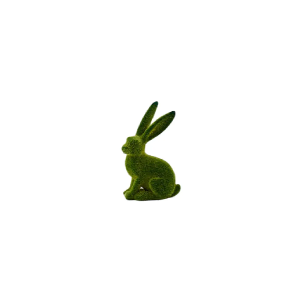 180 Degrees Green Flocked Bunny