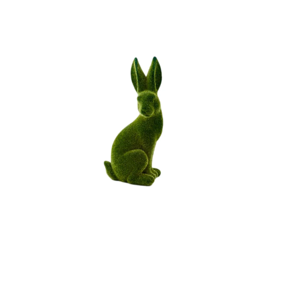 180 Degrees Green Flocked Bunny