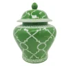 Winward Green Ginger Jar