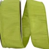 Reliant Ribbon Green Grass Dupioni Supreme Ribbon, 2.5" X 50YD