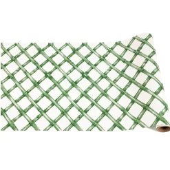 Hester & Cook Green Lattice Runner