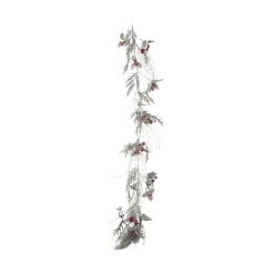 Direct Export Co. Green Natural Frosted Pine Berry Garland