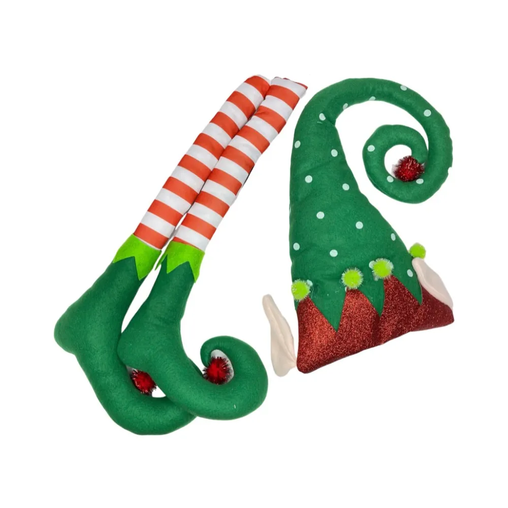 Craig Bachman Green Polka Dots and Stripes Elf Kit