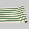 Hester & Cook Green & Red Awning Stripe Runner