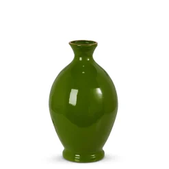 RAZ Green Vase, 10"