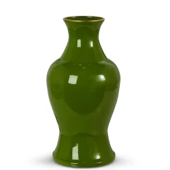 RAZ Green Vase, 12"
