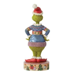 Department 56 Grinch Wearing Ugly Sweater Figurine, Dept. 56 Village