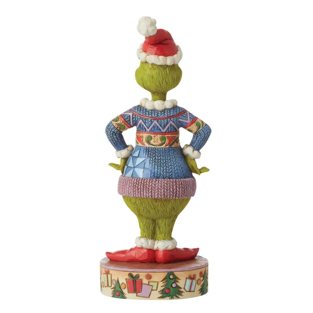 Department 56 Grinch Wearing Ugly Sweater Figurine, Dept. 56 Village