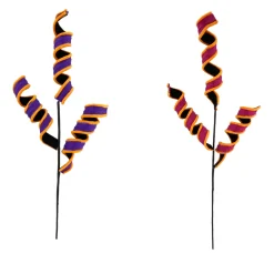 Liberty Floral Halloween Fabric Curly Spray